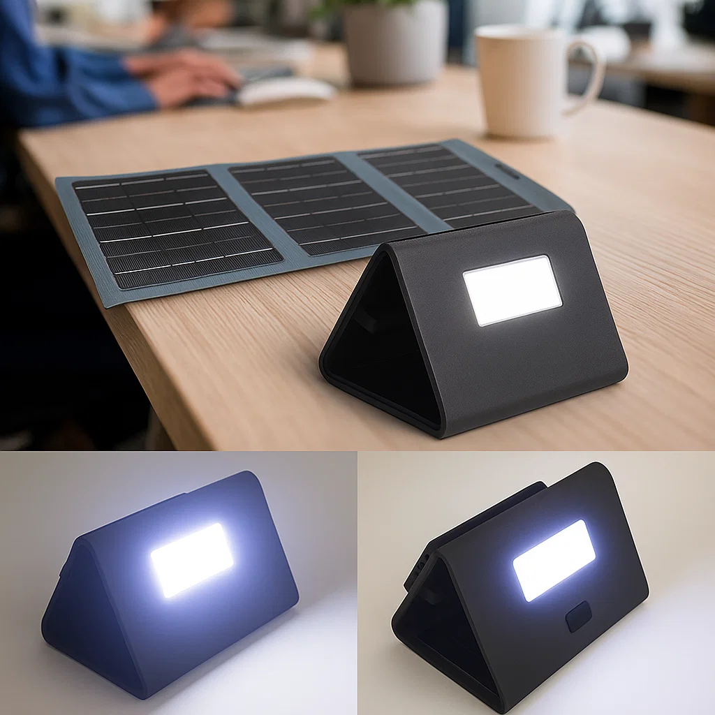 Powerbank solar portátil 5000mAh 10W para camping rayoshop