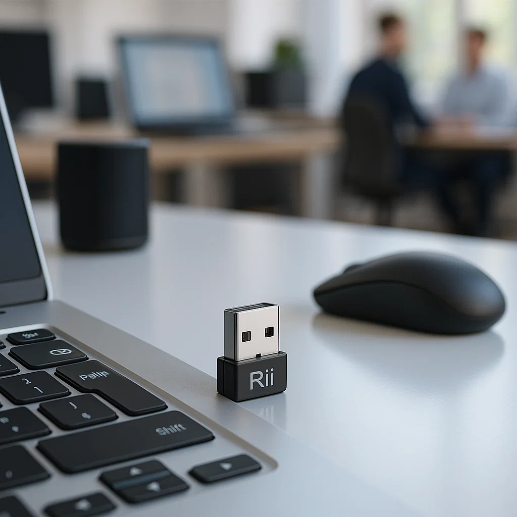 Mouse jiggler USB Rii para evitar suspensión Rayoshop