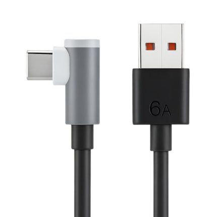 Cable USB-C a USB-C trenzado 90° Rayoshop