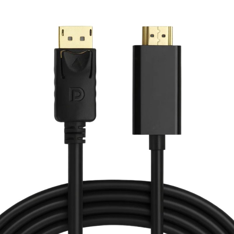 cable video dp hdmi 1.8 metros compatible 4k 8k rayoshop