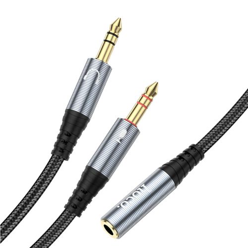 Adaptador splitter jack 3.5 mm Hoco original Rayoshop