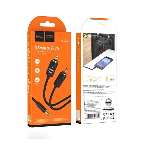 Cable auxiliar Hoco para TV parlantes y amplificadores Rayoshop