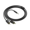 Cable audio 3.5 mm a RCA Hoco 1.5m alta fidelidad Rayoshop