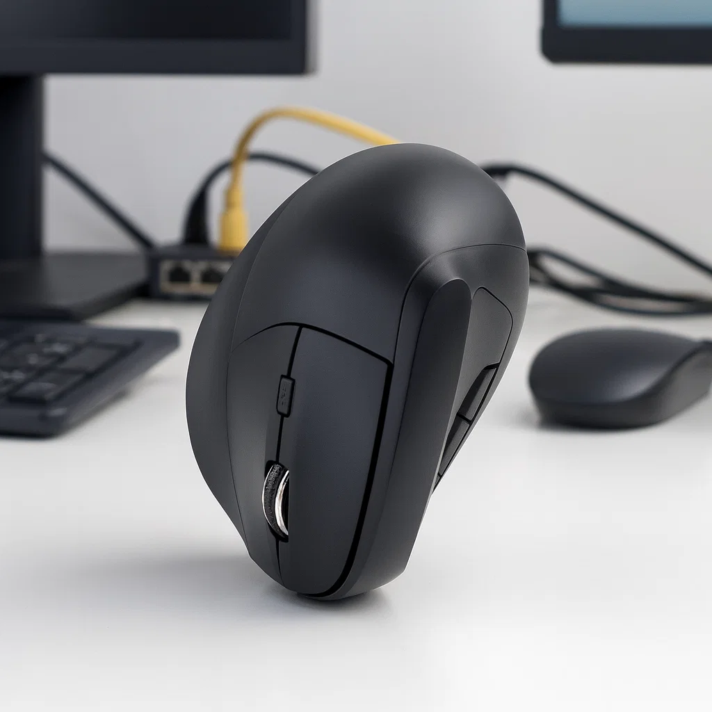 mouse vertical ergonomico recargable 6 botones rayoshop chile