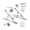 Soporte notebook metal ajustable portátil Rayoshop Chile