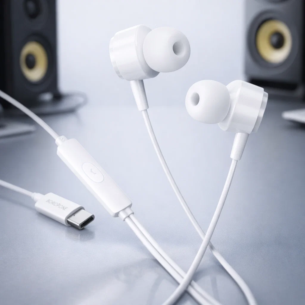 Audífonos alámbricos In-Ear Borofone BM94 USB-C Rayoshop Chile