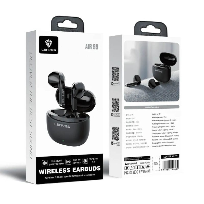 Audífonos inalámbricos Ear-Buds Lenyes Air99 Bluetooth Rayoshop Chile