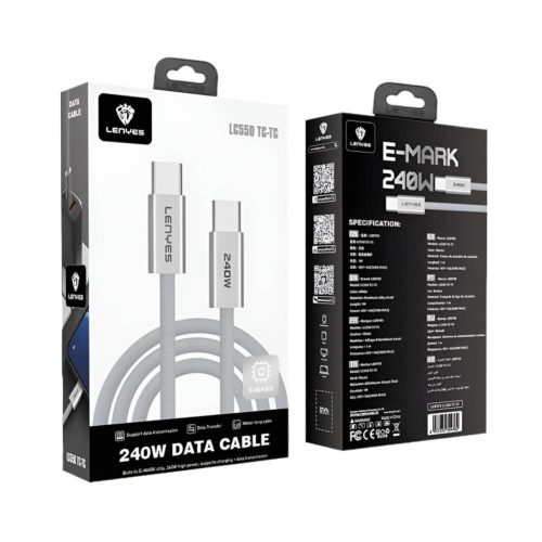 Cable USB-C Power Delivery 240W Lenyes LC550 Rayoshop Chile