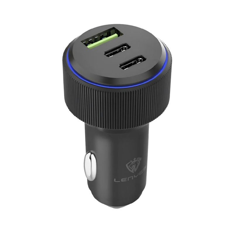 Adaptador de auto Lenyes CA704 66W para smartphone Rayoshop