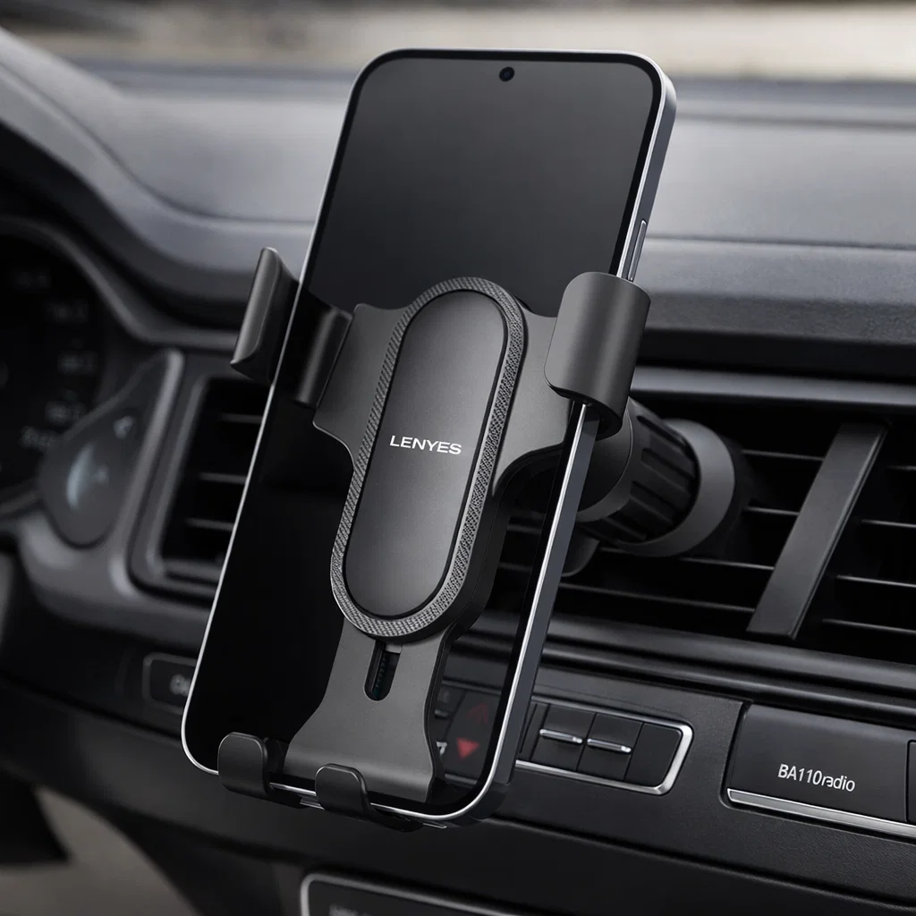 Soporte para smartphone en auto Lenyes CR181 Rayoshop Chile