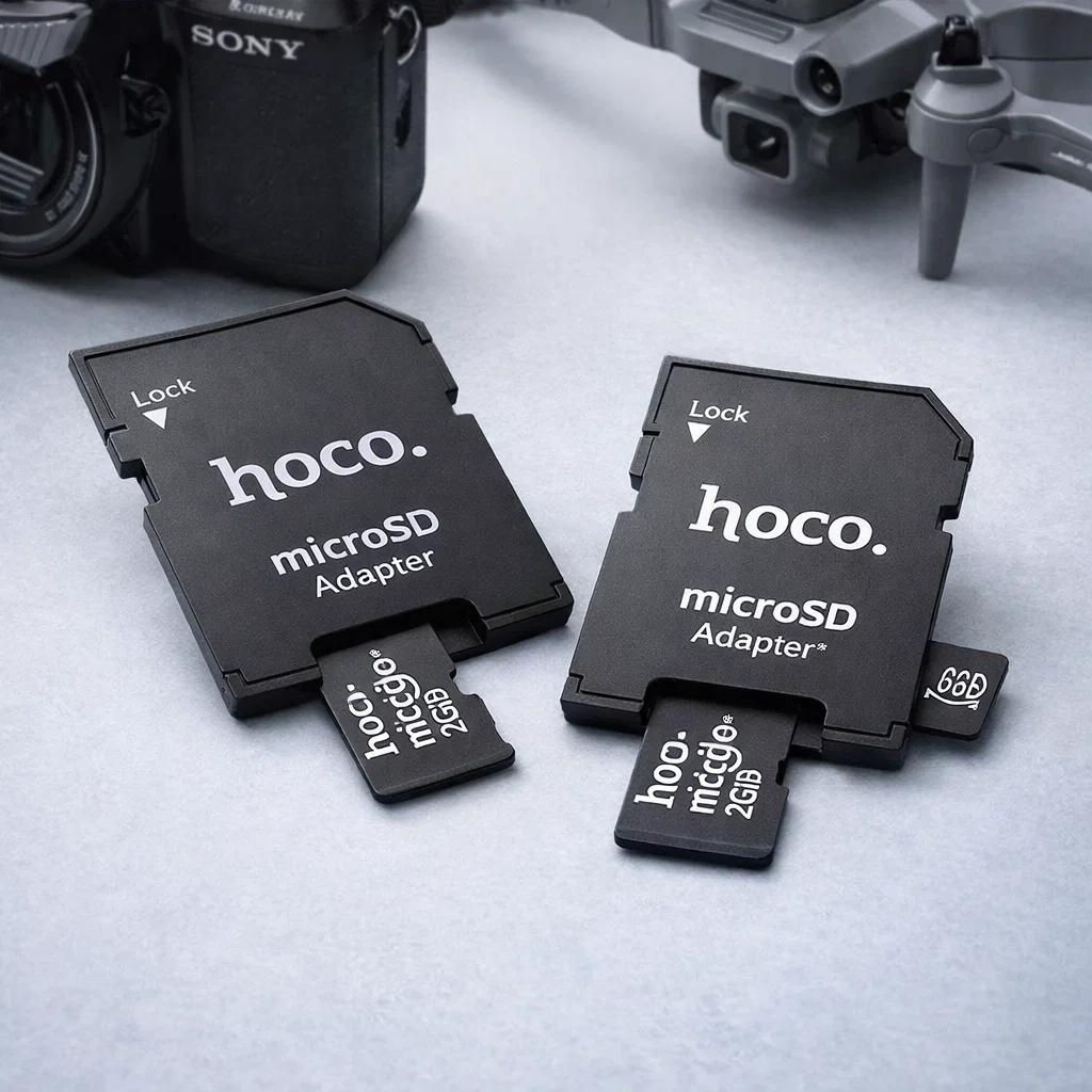 Conversor tarjeta MicroSD a SD Hoco HB22 Rayoshop