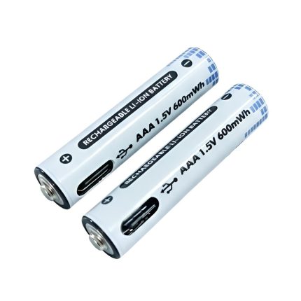 Pilas AAA con entrada USB-C carga rápida Rayoshop