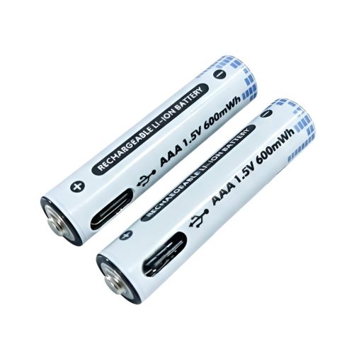 Pilas AAA con entrada USB-C carga rápida Rayoshop