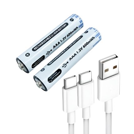 Pilas AAA ecológicas recargables USB-C Rayoshop Chile