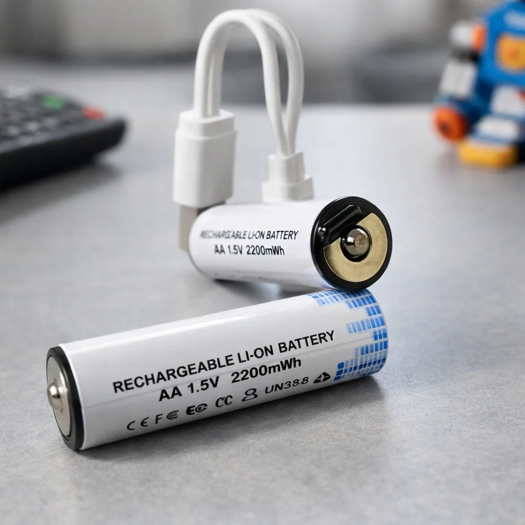 Pila AA carga directa USB-C Rayoshop Chile