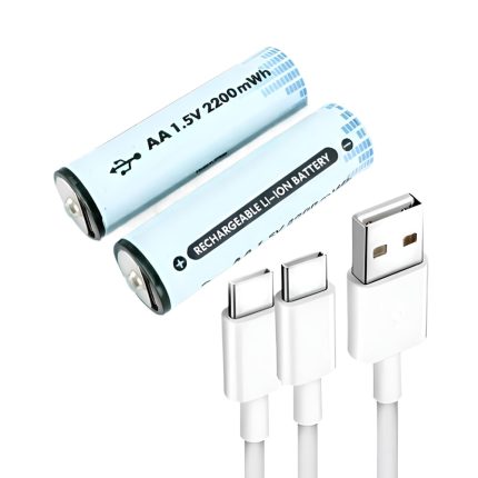 Pilas AA tecnología USB-C Rayoshop