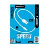 Cable de carga rápida USB A a Lightning 2.1A Master-G para iPhone de 1 metro