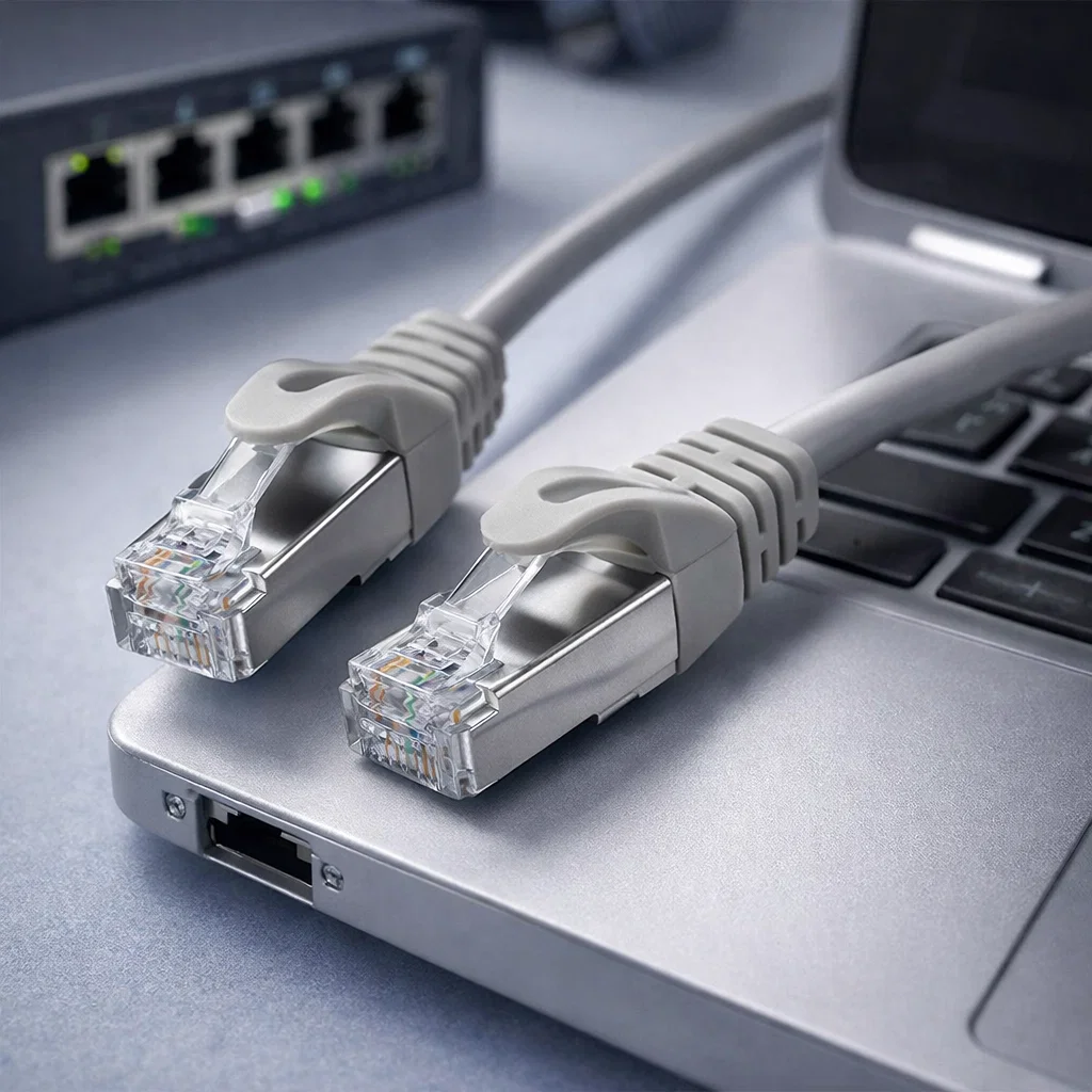 Cable RJ45 Cat6 metálico 3 metros Rayoshop Chile
