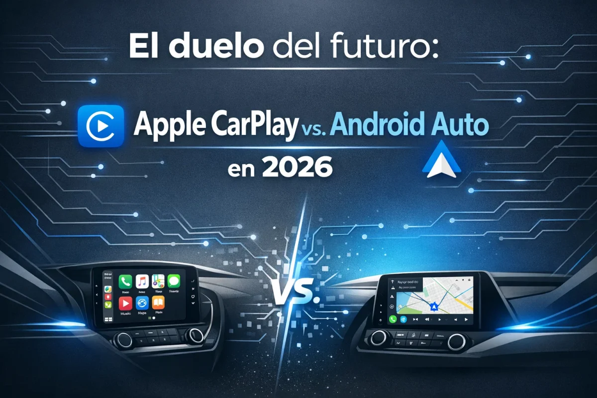 Rayoshop Chile comparativa Apple CarPlay vs Android Auto 2026