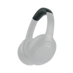 Diadema de repuesto negra para audífonos Sony WH1000XM3 y WH1000XM4, con acolchado en cuero sintético y ajuste OEM.