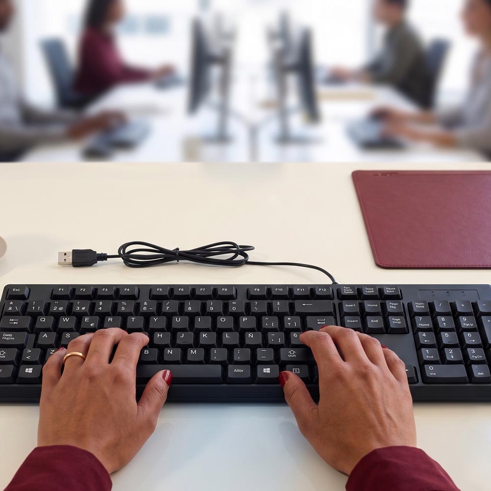 Teclado para PC con teclas español latino Rayoshop