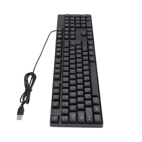 Teclado USB alambrico para PC y notebook Rayoshop