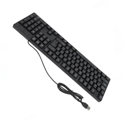 Teclado alambrico Rayoshop con distribucion español latino