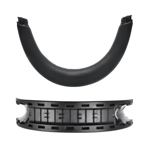 Diadema de repuesto negra para audífonos XBOX Series XS y XBOX ONE, con acolchado suave y estructura interna para ajuste firme.