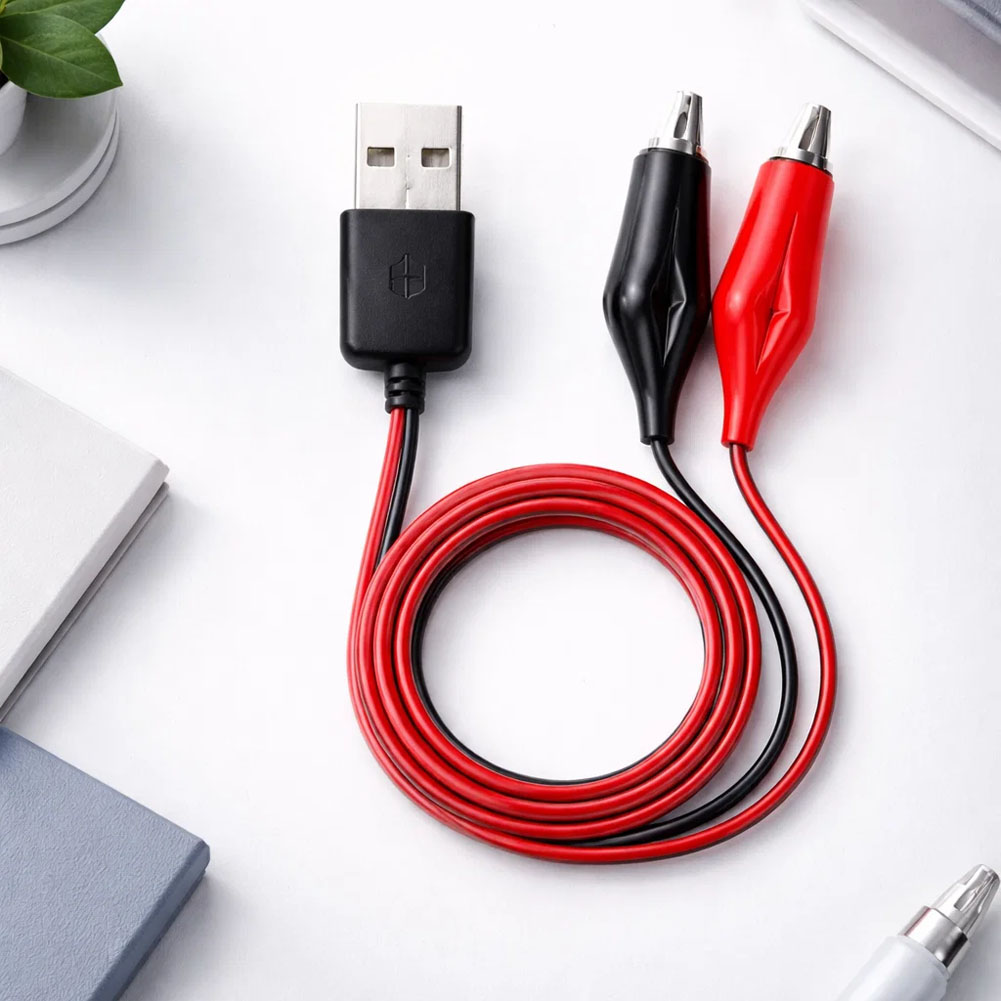 CB021-RY011 CABLE USB A PINZAS TIPO COCODRILOS ELÉCTRICAS (5)