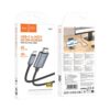 El cable Hoco UA27 USB-C a HDMI de 2 metros ofrece transmisión 4K a 30Hz para conectar notebooks, tablets o smartphones a pantallas compatibles.
