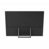 La parte trasera de un monitor portátil LEVO NexView negro muestra su soporte abatible central y un diseño delgado sobre fondo blanco limpio.