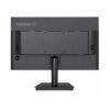 Se ve la parte trasera de un monitor Master-G MGME2230 negro de 22 pulgadas, con soporte central, base rectangular y acabado frameless sobre fondo blanco.