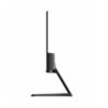Un monitor MasterG de perfil delgado y base inclinada muestra un diseño negro minimalista con panel de 24 pulgadas y 100 Hz sobre fondo blanco limpio.