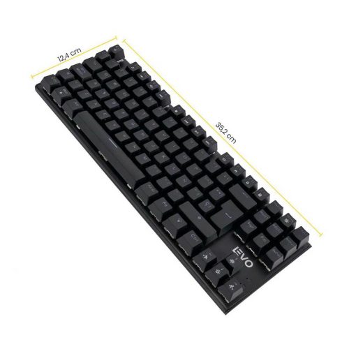 Teclado Mecanico Gamer Alambrico Retroiluminado Español Latino Levo Novablade - Imagen 4