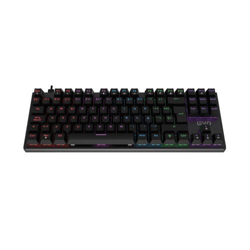 Teclado Mecanico Gamer Alambrico Retroiluminado Español Latino Levo Novablade - Imagen 2
