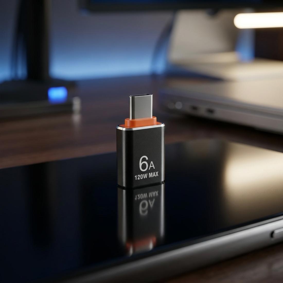 AD022-MT002 ADAPTADOR OTG USB-C A USB 3.1 METAL MOTOMO 6A 120W (4)