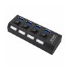 Hub 4 en 1 Adaptador Multipuertos USB 3.0 a 4xUSB 3.0 con Interuptor por Puerto - Imagen 3