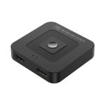 Adaptador Splitter y Switch HDMI a Doble HDMI para Video 2K y 4K con Interuptor