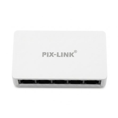 Splitter Extensor Switch 5 Puertos RJ45 Enthernet 1000 Mbs Pix-Link - Imagen 2